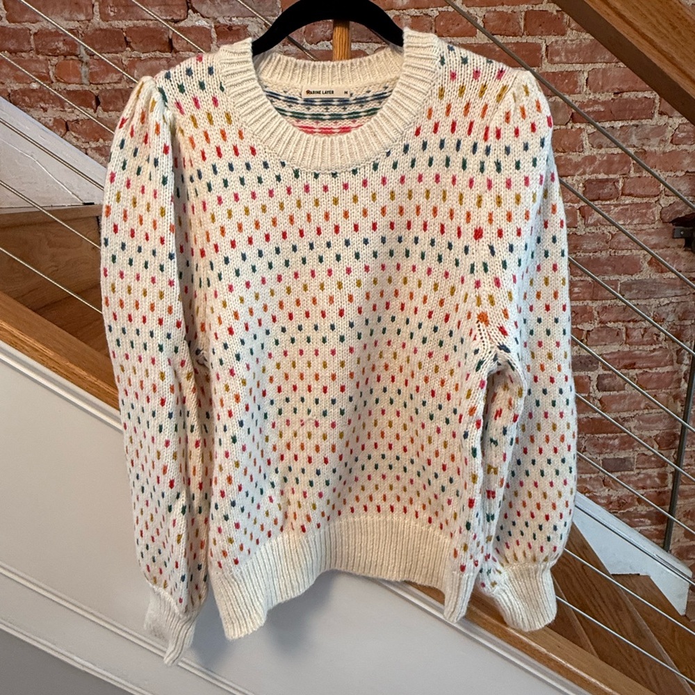 Super soft polka dot sweater